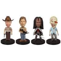 The Walking Dead: Mini Wacky Wobbler - 4piece Bobble-head Box (inc. Rick Daryl Michonne Walker)
