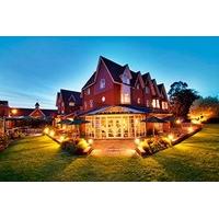 three course meal with bubbles for two at hempstead house hotel spa