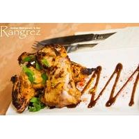 Three Course Indian Meal with a Glass of Wine for Two at Rangrez