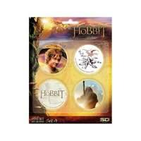 The Hobbit 4 Pack Badges Set A