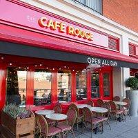 three course meal with sparkling wine for two at cafe rouge