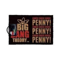 The Big Bang Theory Knock Knock Knock Penny! Door Mat Black (gp85026)