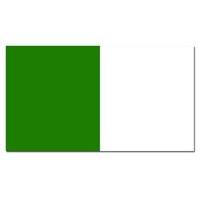 The GAA Store Green/White Half and Half Flag