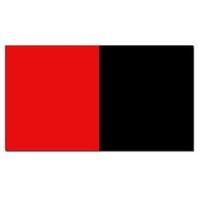 the gaa store redblack half and half flag