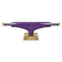 Thunder Hi 147 Hollow Lights Bronze Elites Skateboard Trucks - Purple/Gold