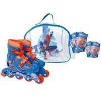 The Amazing Spider-man Inline Roller Skates Set (30 - 33) (bag Skates Knee/elbow Protective Pads)
