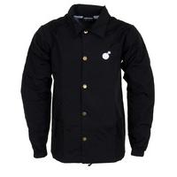 The Hundreds Bar Logo Coaches Jacket - Black