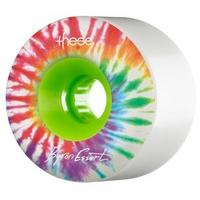These Essert Pro FRF 727 72mm 78a Longboard Wheels - White/Green (Pack of 4)