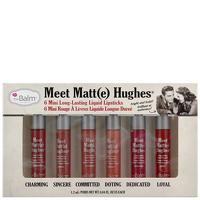 theBalm Cosmetics Lips Meet Matt(e) Hughes Mini Long-Lasting Liquid Lipsticks - 6 x 1.2ml