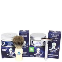 the bluebeards revenge kits shaving cream 100ml pure badger shaving br ...