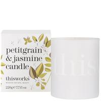 thisworks Gifts Petitgrain and Jasmine Candle 220g Limited Edition