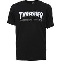 thrasher skate mag logo t shirt black
