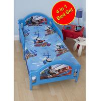 Thomas and Friends Wheesh 4 in 1 Junior Bed Set (Duvet + Pillow + Covers)