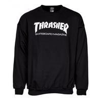 thrasher skate mag logo crewneck black