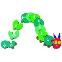 The Very Hungry Caterpillar Wooden Counting Caterpillar, By Rainbow Designs