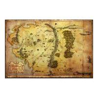 The Hobbit Map - Maxi Poster - 61 x 91.5cm
