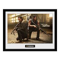 The Walking Dead Rick and Daryl Hunt - Framed Photographic - 16 x 12inch