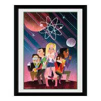 The Big Bang Theory Space - 8x6 Framed Photographic