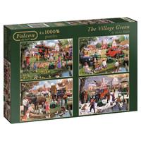 The Village Green 4 x 1000 Piece Jigsaw Puzzle