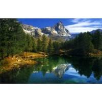 The Blue Lake - Cervino, Matterhorn Jigsaw Puzzle