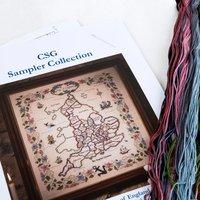 The Cross Stitch Guild Map of England 409018