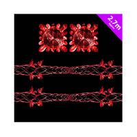 Theme Machine 15cm Twin Foil Garlands - 12 Pack Red