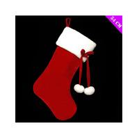 theme machine pompom xmas stocking 54cm