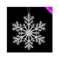 Theme Machine Large Hanging 31cm Snowflake - Silver