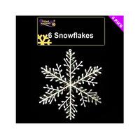 Theme Machine 6 Iridescent Snowflakes