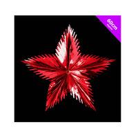 theme machine 60cm foil starburst 12 pack red