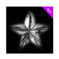 theme machine 60cm foil starburst silver