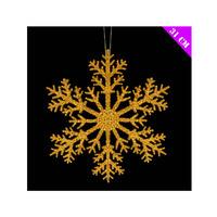 Theme Machine Large Hanging 31cm Snowflake - Gold