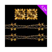 theme machine 15cm twin foil garlands gold