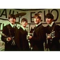 The Beatles Echo On Stage Portrait Postcard.