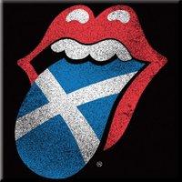 The Rolling Stones Tongue Scotland Fridge Magnet.