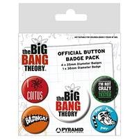 The Big Bang Theory - Logo Badge Pack, x Cm, 4 x 38mmcm