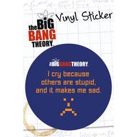 The Big Bang Theory Stupid Vinyl Sticker