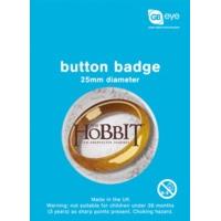 The Hobbit The Ring Button Badge