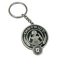 The Hunger Games District 12 Metal Keyring By Neca