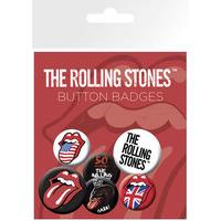 The Rolling Stones Lips Badge Pack