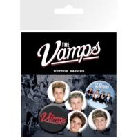 The Vamps Studio 6 Piece Badge Pack