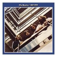 the beatles 1967 1970 album greeting card