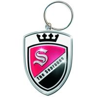 The Sopranos Logo Badge Metallic Keyring Key Chain 100% Official Genuine