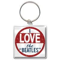The Beatles Standard Keychain: I Love The Beatles