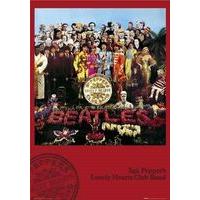 The Beatles Sgt Pepper Album Poster