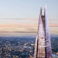 the view from the shard with 3 course michelin dining prosecco for two