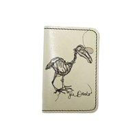 Thread Drawn Darwin Leather Card Holder