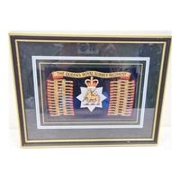 The Queen`s Royal Surrey Regiment framed & glazed