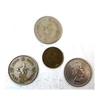 Three Hong Kong Dollar Coins