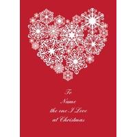 The one I love - Traditional Christmas Card